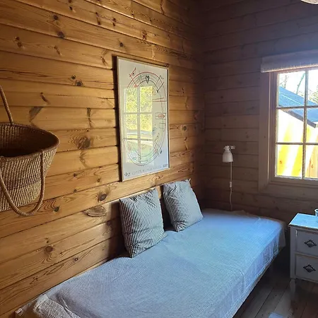 Log House In The First Row At The Sejero Bay Nyaraló
