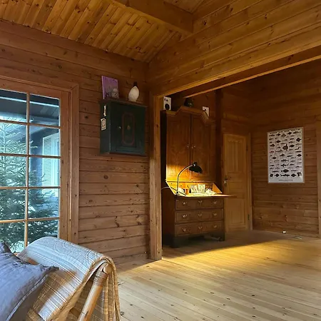 Nyaraló Log House In The First Row At The Sejero Bay *