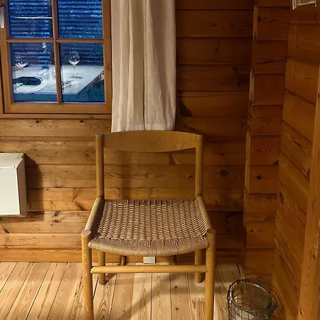 Nyaraló Log House In The First Row At The Sejero Bay *