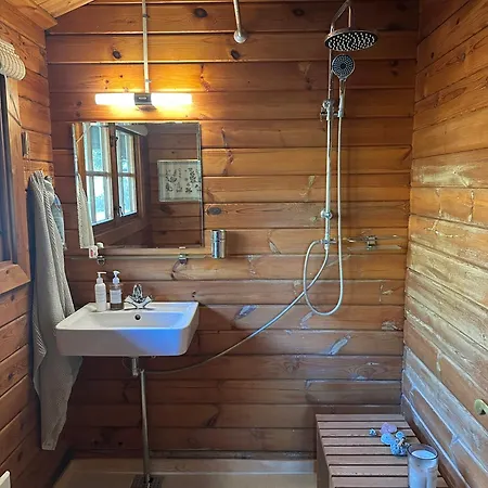 Nyaraló Log House In The First Row At The Sejero Bay