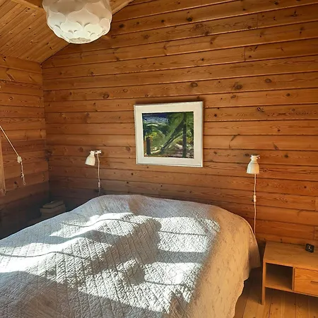 Log House In The First Row At The Sejero Bay *