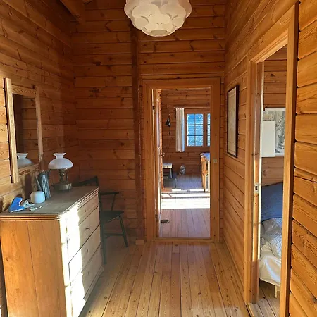 Log House In The First Row At The Sejero Bay Tjørneholm