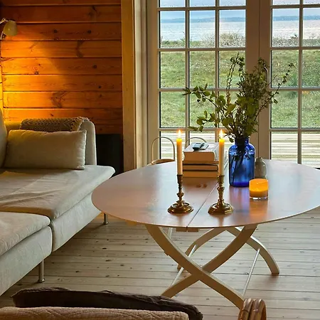 Log House In The First Row At The Sejero Bay Tjørneholm